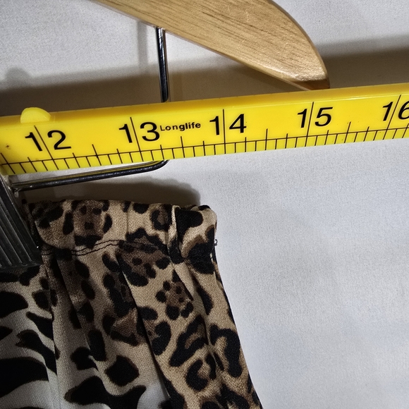 Nashi Orignal Chic Animal Print A-Line Skirt - Picture 11 of 11